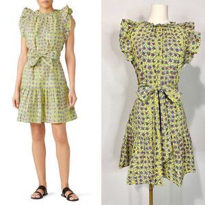 Banjanan Bulbul Mini Dress Sz M Boho Cottagecore Preppy Floral